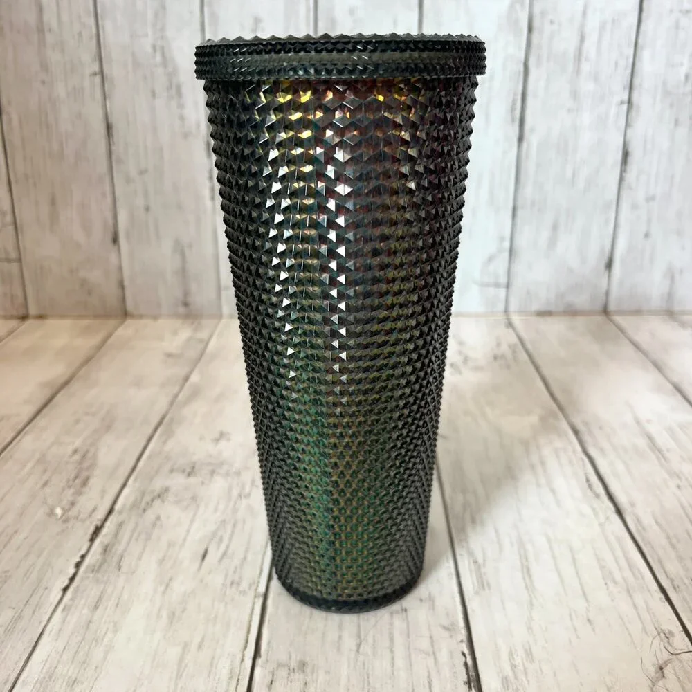 Starbucks Unicorn Studded Black & Gold Holo 24oz Double Wall BPA Free Tumbler